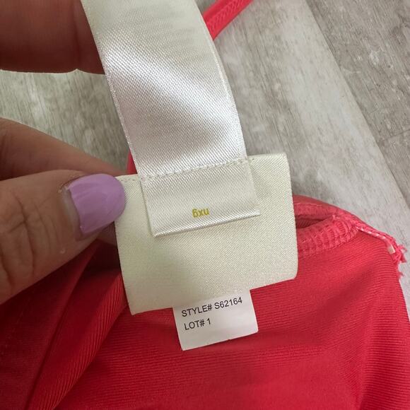 Kate Spade New York Pink Sands Beach Peep Hole One-Piece Swimsuit Size Medium - Picture 5 of 6